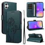 Custodia in pelle con motivo tarassaco per Samsung Galaxy A07, A36, A06 e A56