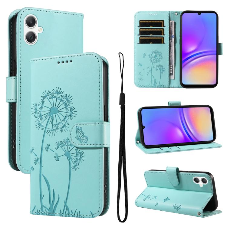 Custodia in pelle con motivo tarassaco per Samsung Galaxy A07, A36, A06 e A56