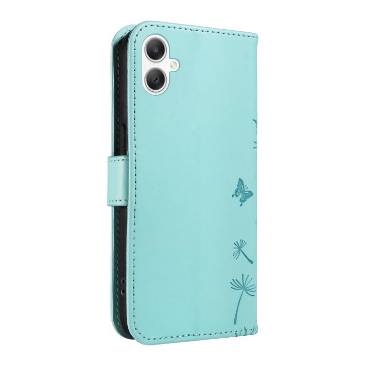 Custodia in pelle con motivo tarassaco per Samsung Galaxy A07, A36, A06 e A56