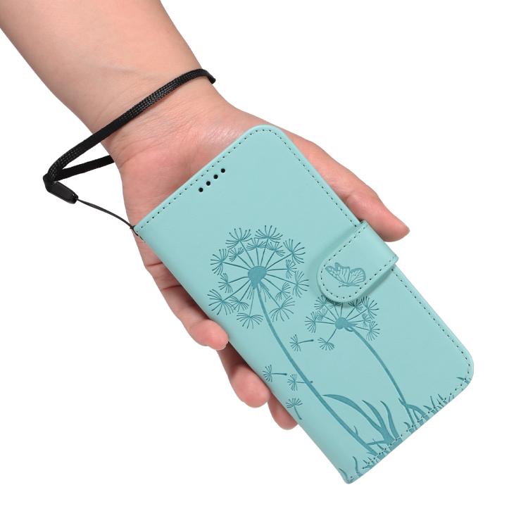 Custodia in pelle con motivo tarassaco per Samsung Galaxy A07, A36, A06 e A56