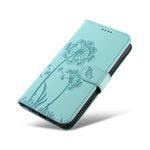 Custodia in pelle con motivo tarassaco per Samsung Galaxy A07, A36, A06 e A56