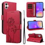 Custodia in pelle con motivo tarassaco per Samsung Galaxy A07, A36, A06 e A56