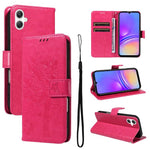 Custodia in pelle con motivo albero e gatto per Samsung Galaxy A36 5G e A06 5G