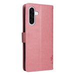 Custodia in pelle con motivo albero e gatto per Samsung Galaxy A36 5G e A06 5G