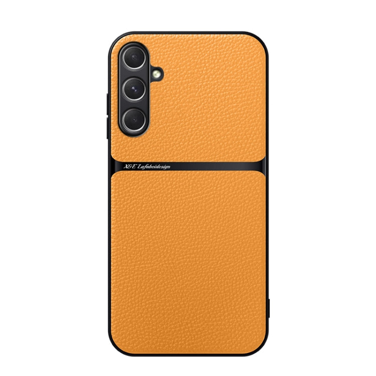 Custodia antiurto magnetica in pelle Litchi per Galaxy A35, A25, A34 e A54 5G