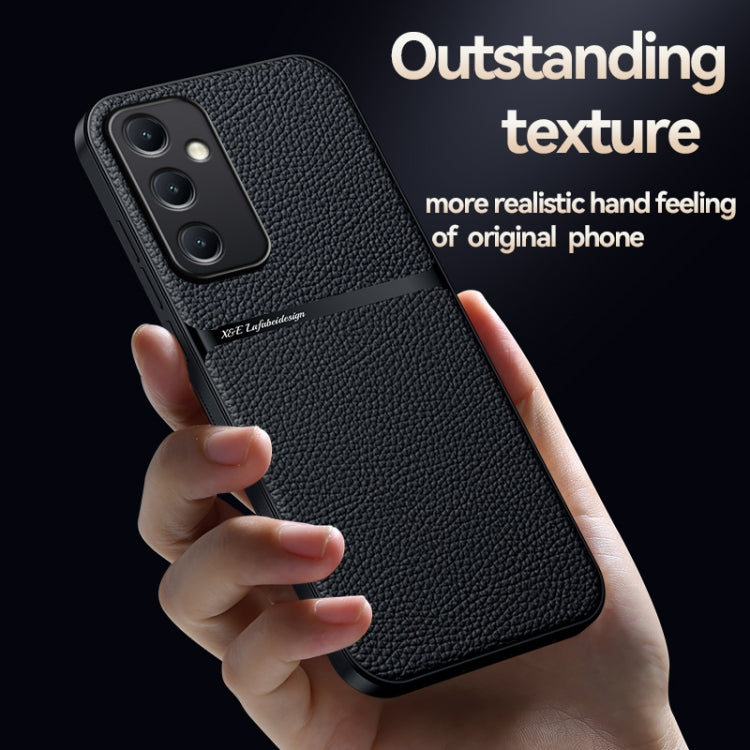 Custodia antiurto magnetica in pelle Litchi per Galaxy A35, A25, A34 e A54 5G