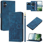 Custodia in pelle goffrata con tulipani per Samsung Galaxy A35 5G, A05, A05s e