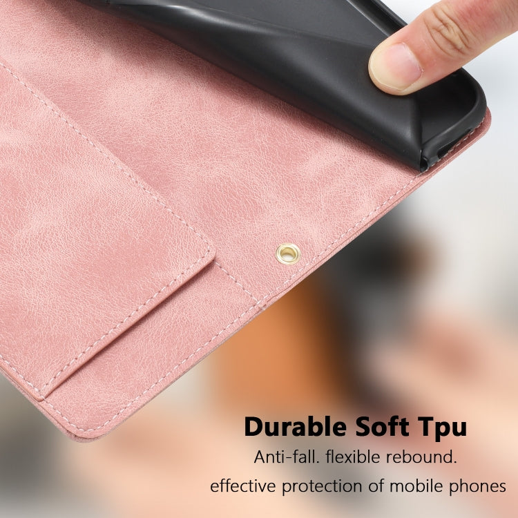 Custodia per telefono in pelle goffrata con tulipani per Samsung Galaxy A32 5G
