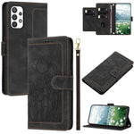 Custodia in pelle goffrata con tulipani per Samsung Galaxy A13 A52 A22 A72