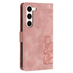 Custodia in pelle goffrata con tulipani per Samsung Galaxy S23+ 5G, S23 5G, S20