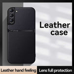 Custodia antiurto magnetica in pelle Litchi per Samsung Galaxy S21, S21+ e S21