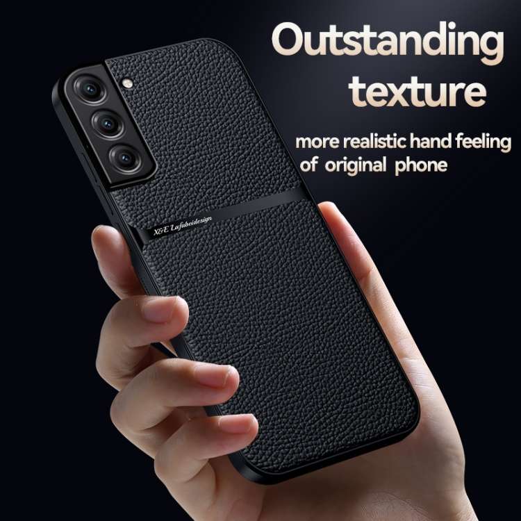 Custodia antiurto magnetica in pelle Litchi per Samsung Galaxy S21, S21+ e S21