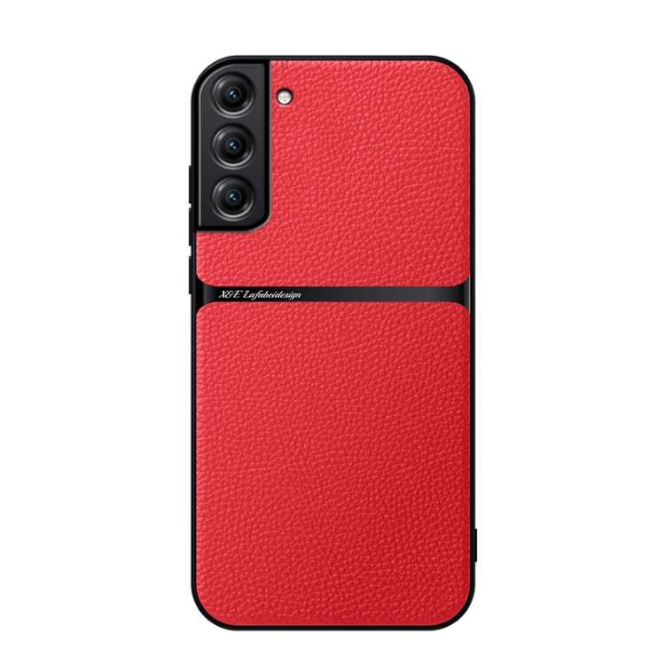 Custodia antiurto magnetica in pelle Litchi per Samsung Galaxy S21, S21+ e S21