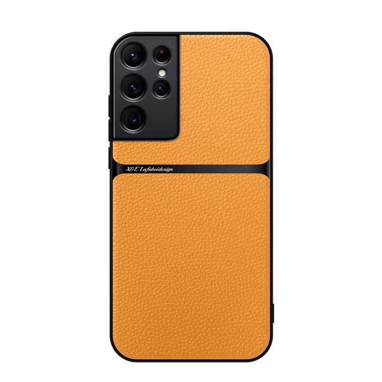 Custodia antiurto magnetica in pelle Litchi per Samsung Galaxy S21, S21+ e S21
