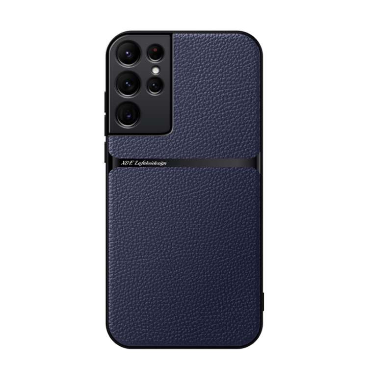 Custodia antiurto magnetica in pelle Litchi per Samsung Galaxy S21, S21+ e S21