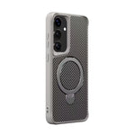 Custodia con supporto MagSafe 360 in fibra di carbonio per Samsung Galaxy S26