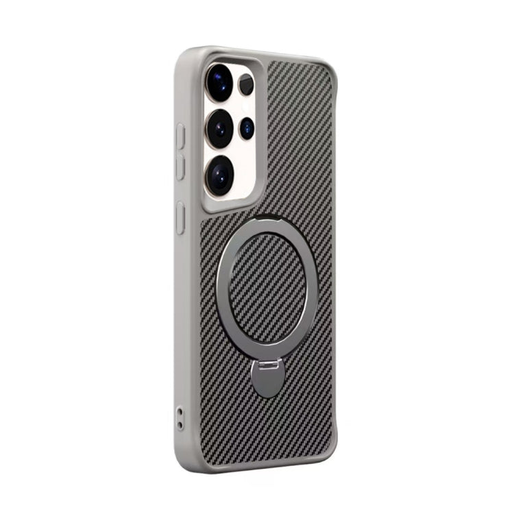 Custodia con supporto MagSafe 360 in fibra di carbonio per Samsung Galaxy S26