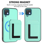Custodia magnetica con porta carte per Samsung Galaxy A12 5G, A04, A13 5G e A53