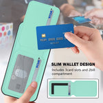 Custodia magnetica con porta carte per Samsung Galaxy A12 5G, A04, A13 5G e A53