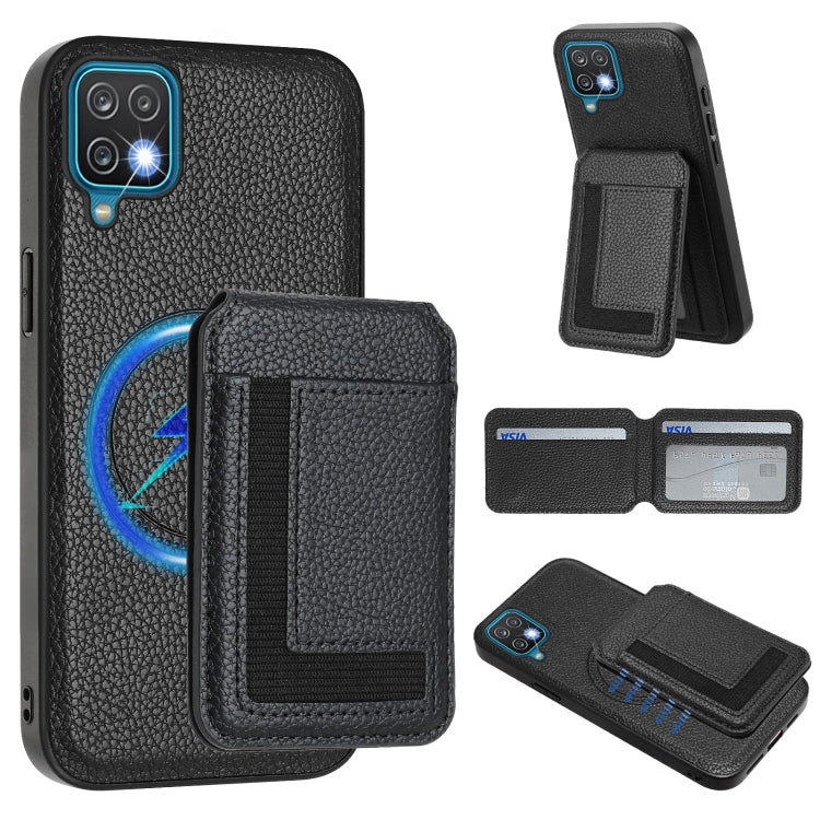 Custodia magnetica con porta carte per Samsung Galaxy A12 5G, A04, A13 5G e A53