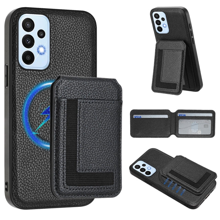 Custodia magnetica con porta carte per Samsung Galaxy A12 5G, A04, A13 5G e A53