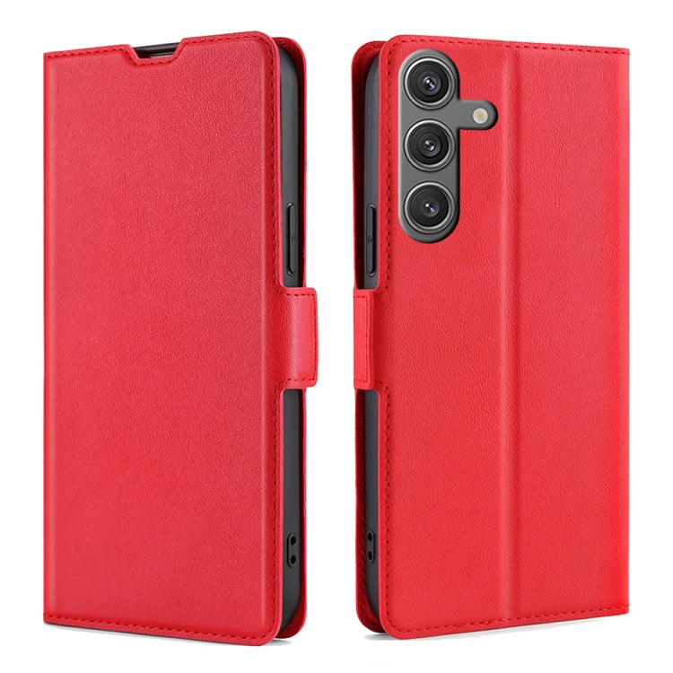 Custodia in pelle ultrasottile con fibbia laterale per Samsung Galaxy S26+ 5G