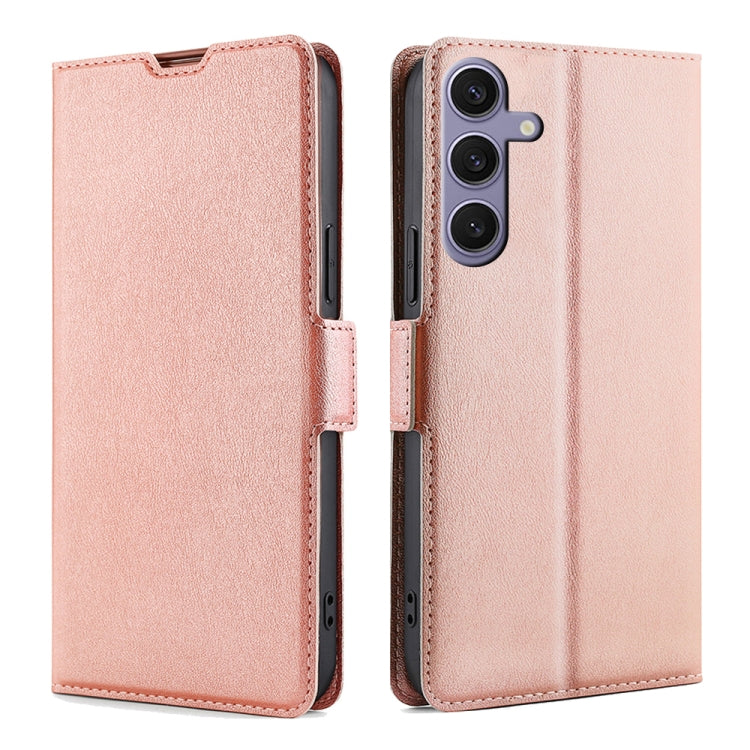Custodia in pelle ultrasottile con fibbia laterale per Samsung Galaxy S26+ 5G