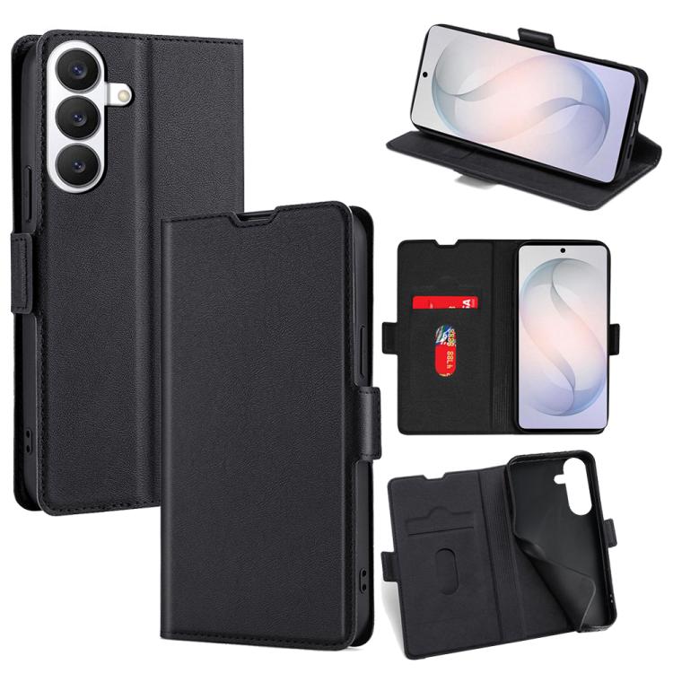 Custodia in pelle ultrasottile con fibbia laterale per Samsung Galaxy S26+ 5G