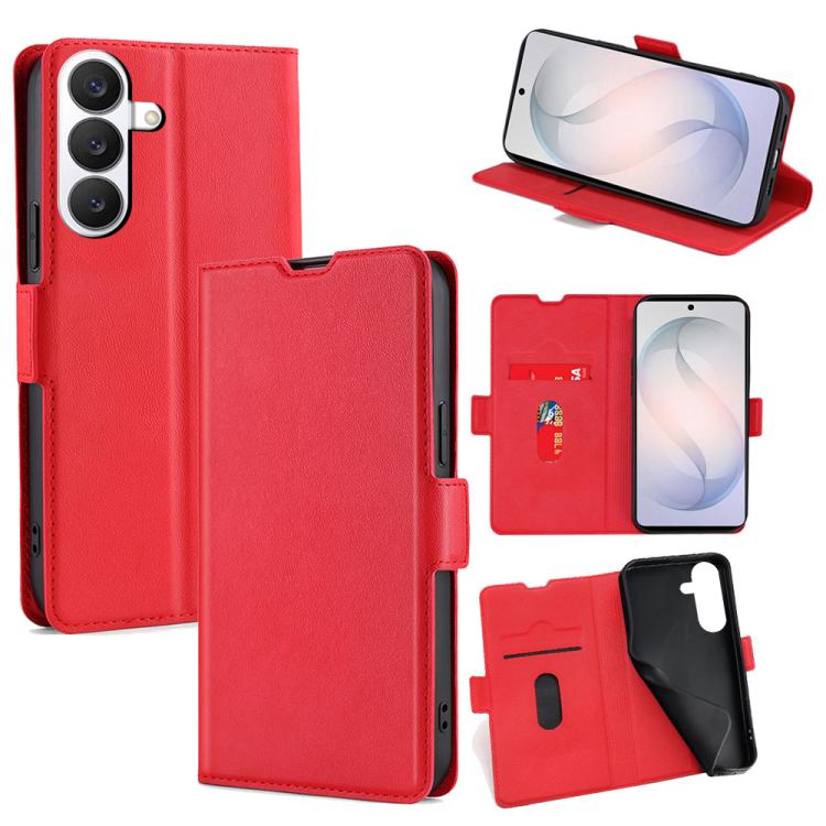 Custodia in pelle ultrasottile con fibbia laterale per Samsung Galaxy S26+ 5G