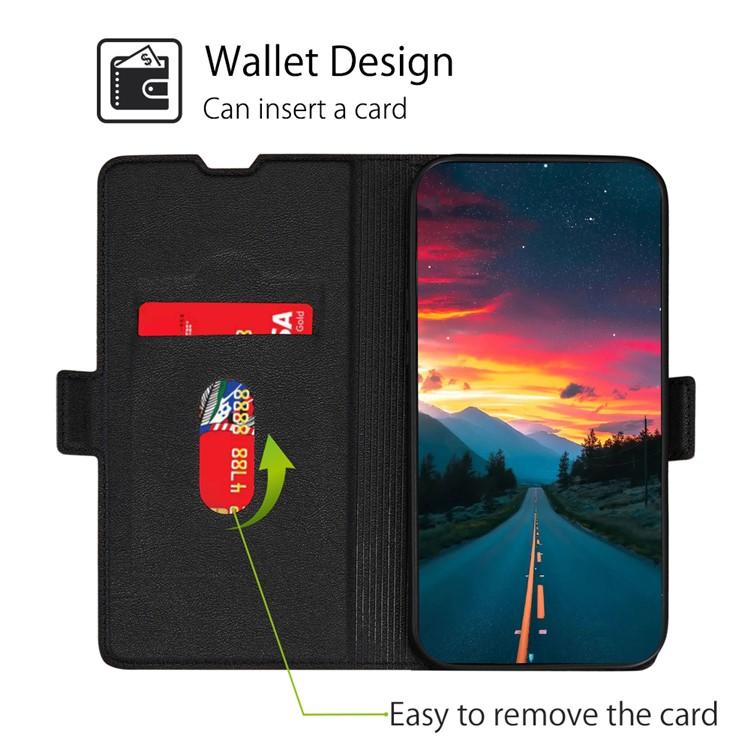 Custodia in pelle ultrasottile con fibbia laterale per Samsung Galaxy S26+ 5G
