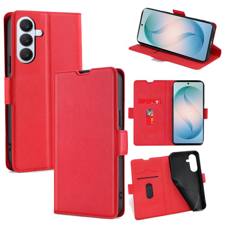 Custodia in pelle ultrasottile con fibbia laterale per Samsung Galaxy S26+ 5G