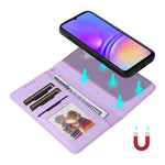 Custodia in vera pelle con supporto per Galaxy A06 4G