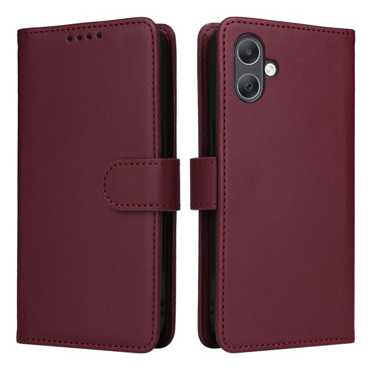 Custodia in vera pelle con supporto per Galaxy A06 4G