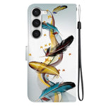 Custodia in pelle con disegno colorato per Samsung Galaxy S23 5G