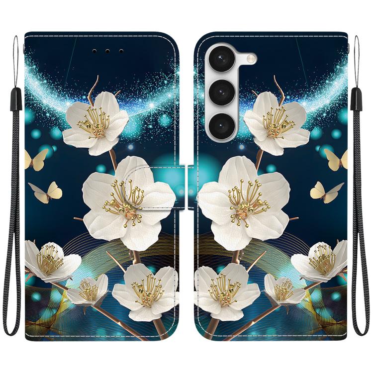 Custodia in pelle con disegno colorato per Samsung Galaxy S23 5G