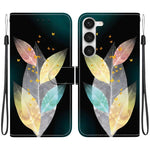 Custodia in pelle con disegno colorato per Samsung Galaxy S23 5G
