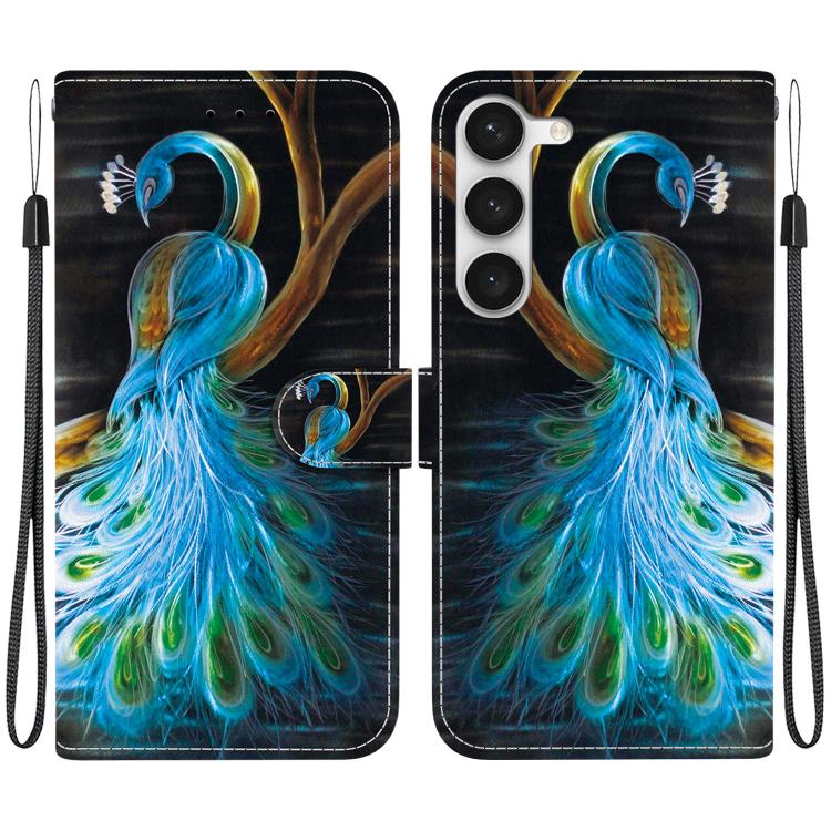Custodia in pelle con disegno colorato per Samsung Galaxy S23 5G