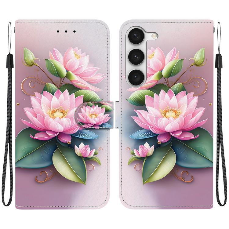 Custodia in pelle con disegno colorato per Samsung Galaxy S23 5G