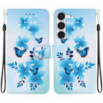 Custodia in pelle con disegno colorato per Samsung Galaxy S23 5G