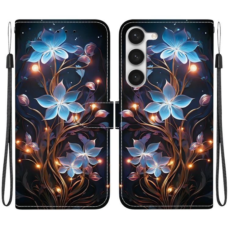 Custodia in pelle con disegno colorato per Samsung Galaxy S23 5G