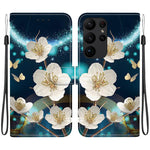 Custodia in pelle con disegno colorato e texture cristallo per Samsung Galaxy