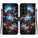 Custodia in pelle con disegno colorato e texture cristallo per Samsung Galaxy