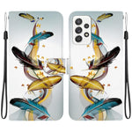 Custodia in pelle con disegno colorato per Samsung Galaxy A52 4G/5G