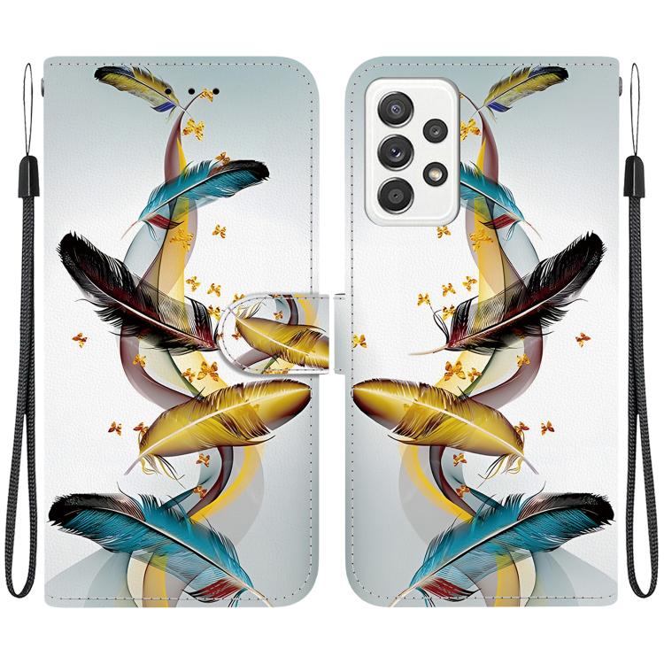 Custodia in pelle con disegno colorato per Samsung Galaxy A52 4G/5G