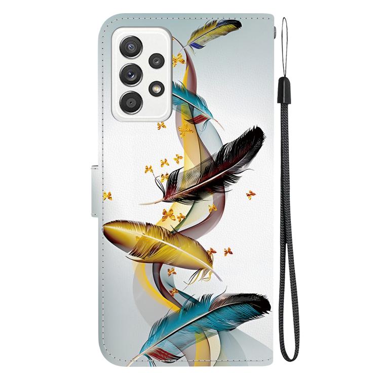 Custodia in pelle con disegno colorato per Samsung Galaxy A52 4G/5G