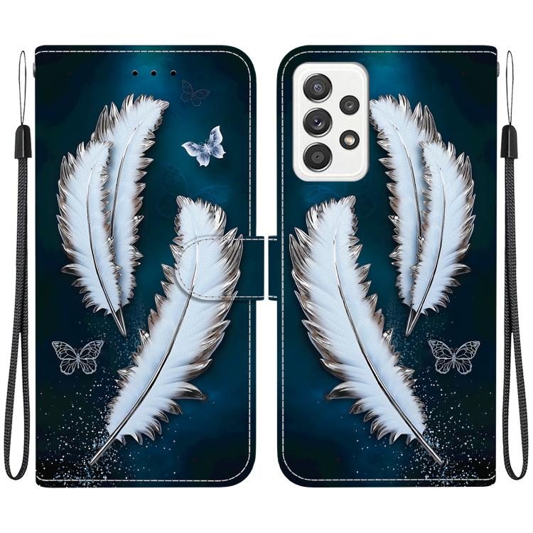 Custodia in pelle con disegno colorato per Samsung Galaxy A52 4G/5G