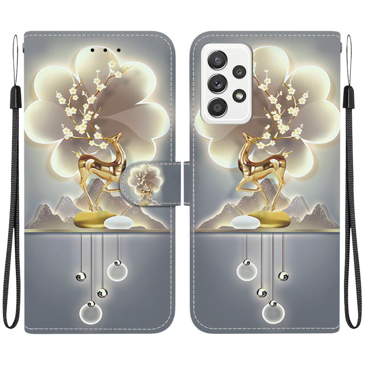 Custodia in pelle con disegno colorato per Samsung Galaxy A52 4G/5G