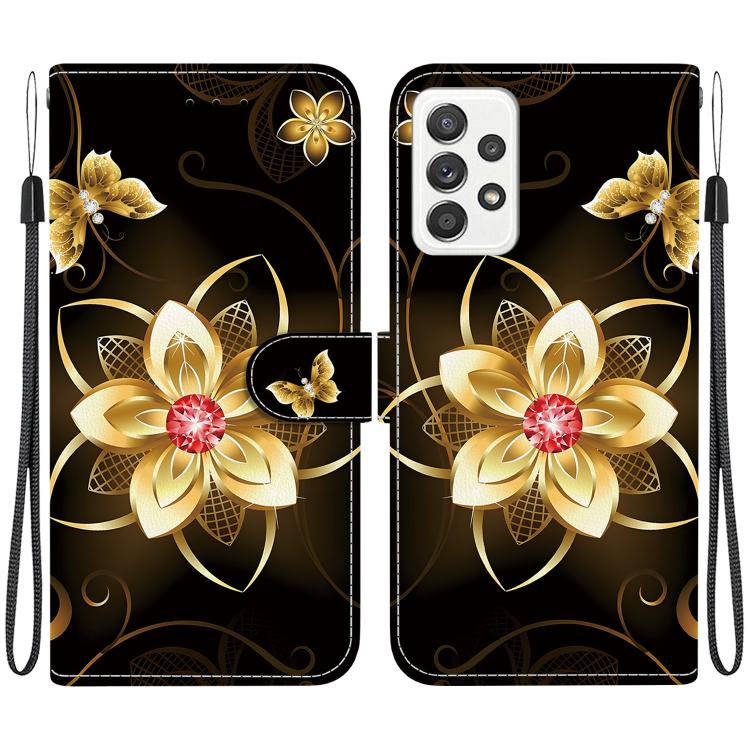 Custodia in pelle con disegno colorato per Samsung Galaxy A52 4G/5G