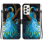 Custodia in pelle con disegno colorato per Samsung Galaxy A52 4G/5G