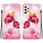 Custodia in pelle con disegno colorato per Samsung Galaxy A52 4G/5G